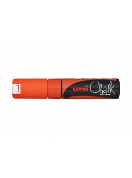 Маркер меловой Uni Chalk (8мм) Оранжевый неон
