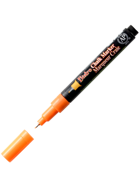 Меловой маркер Bistro 0,75мм неон-оранжевый