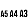 Размеры А5, А4, А3